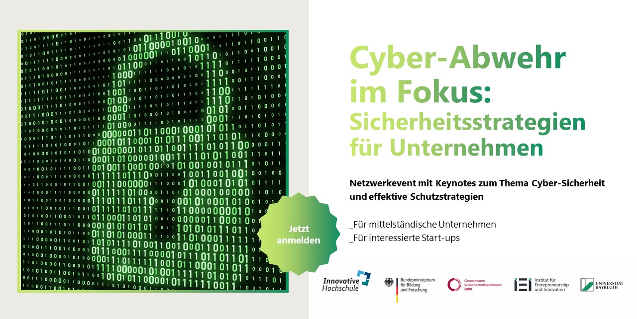 Bild mit Einladung zur Info-Veranstaltung zum Thema Cyber-Abwehr